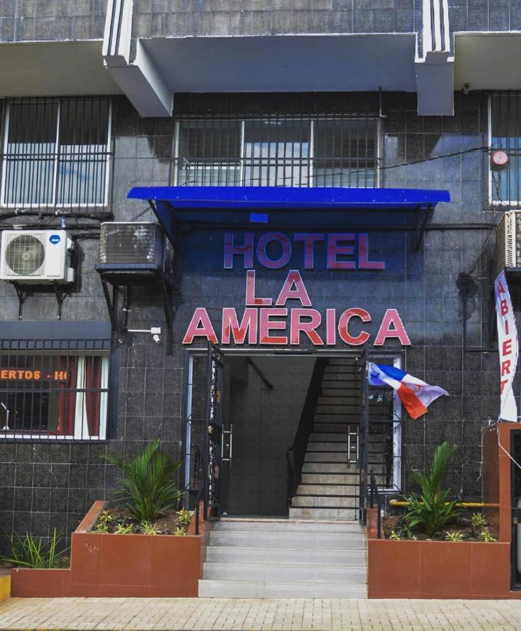 Hotel America - La Chorrera Bagian luar foto