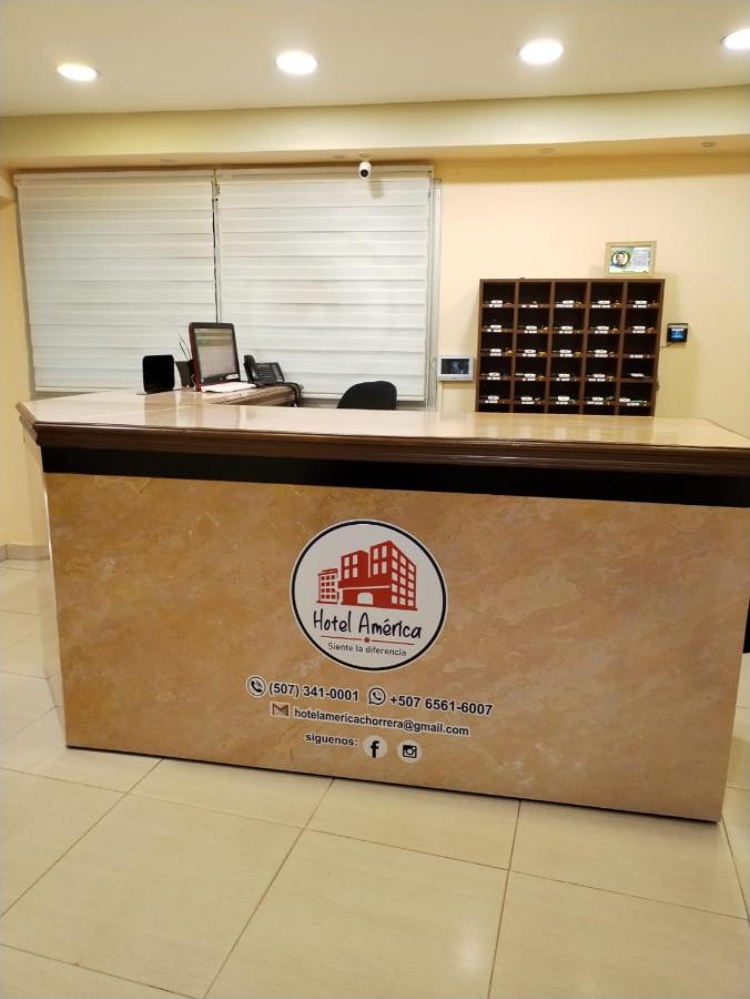 Hotel America - La Chorrera Bagian luar foto
